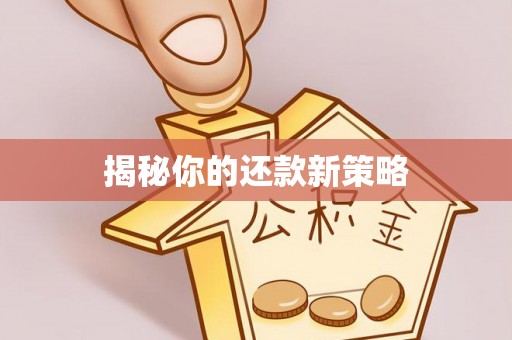 济宁揭秘你的还款新策略