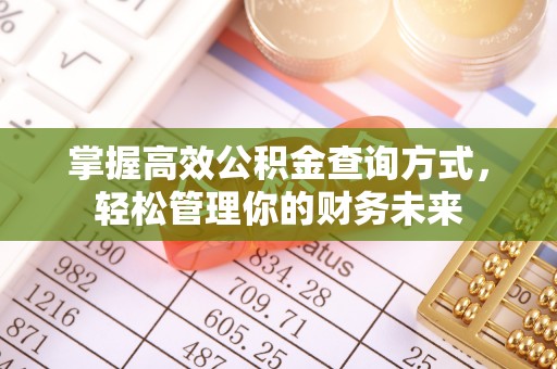 济宁掌握高效公积金查询方式，轻松管理你的财务未来