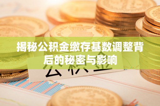 济宁揭秘公积金缴存基数调整背后的秘密与影响