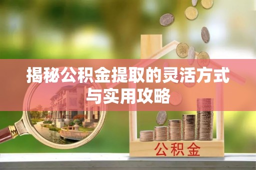 济宁揭秘公积金提取的灵活方式与实用攻略